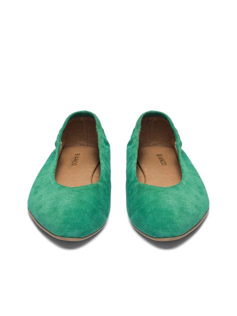 Green Biatracey Ballet Flats Bianco®