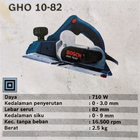 Jual Mesin Serut Kayu 82mm Bosch GHO10 82 Ketam Planner Sugu GHO 10