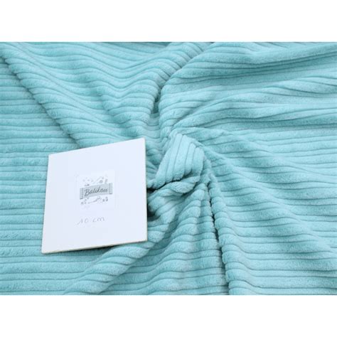 Tissu Velours Grosses C Tes M Lange Coton Coloris Teal