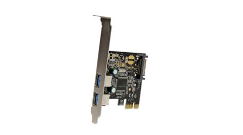 PEXUSB3S23 Startech PCI Express USB A Kort Med SATA Effekt 2x USB 3