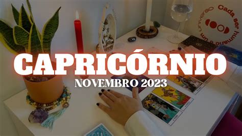 CAPRICÓRNIO NOVEMBRO 2023 YouTube