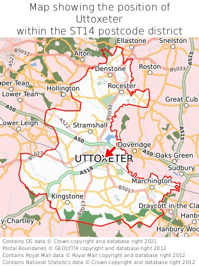 Where is Uttoxeter? Uttoxeter on a map