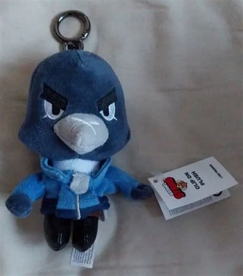 CROW BRAWL Stars Line Friends Clip On Plush Legendary Brawler 8 99