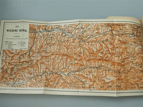 1931průvodce Vysoké Tatrys Mapamidie Hohe Tatra Aukro