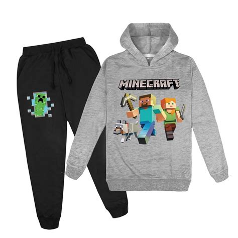 DRES MINECRAFT BLUZA SPODNIE ROZMIARY WZORY 14062616328 Allegro Pl