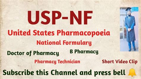 USP NF United State Pharmacopoeia National Formulary Pharmacy