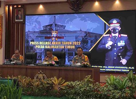 Polda Kaltim Gelar Konferensi Pers Akhir Tahun Prokaltim