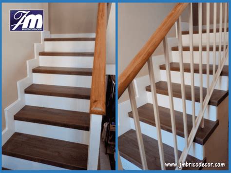 Revestimiento De Escaleras Con Tarima Quick Step Jm Bricodecoracion