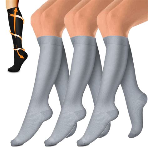 3 Pairs Compression Sock For Women And Men Circulation Best For