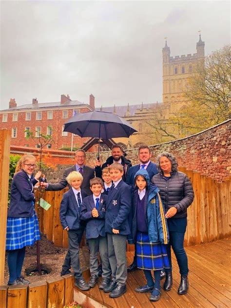 Exeter Cathedral School joins world’s largest orchard