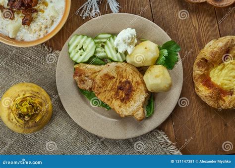 Latvian Karbonade Stock Image Image Of Chops Pepper 131147381