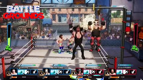 WWE 2K Battlegrounds Gameplay OMG Ring Break Cage Match Menus More