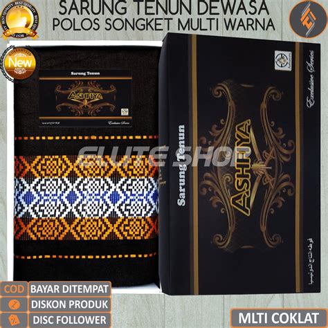 Jual SARUNG TENUN DEWASA SARUNG TENUN DOBBY SONGKET PREMIUM MULTI WARNA