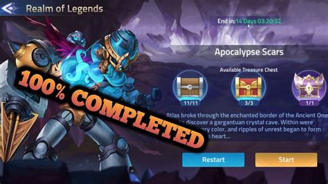 Realm Of Legends ATLAS Apocalypse Scar GUIDE Mobile Legends