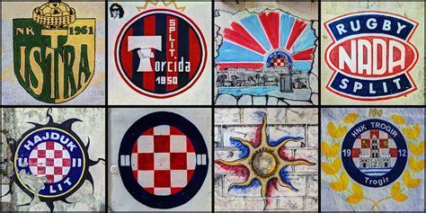 Hr Croatia 3408 Montage Of Team Logos Istria Torcida Haj Flickr