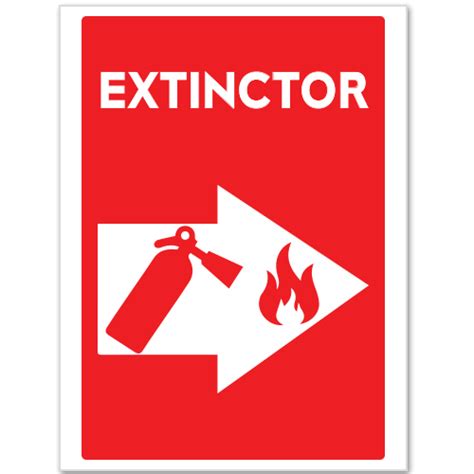 Indicator Extinctor In Caz De Incendiu