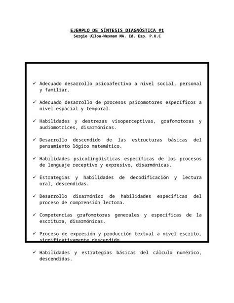 DOC Ejemplo De S Ntesis Diagn Stica Pre Grado DOKUMEN TIPS