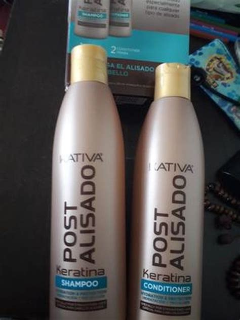 Kativa Post Alisado Kit Pour Cheveux Lissage Br Silien Shampooing Et