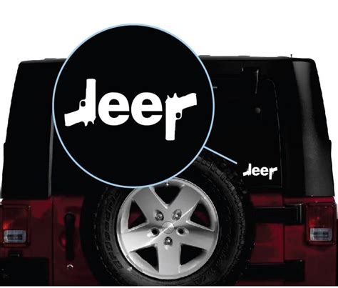 Jeep Guns Jeep – Jeep Wrangler Decals | Custom Made In the USA | Fast Shipping