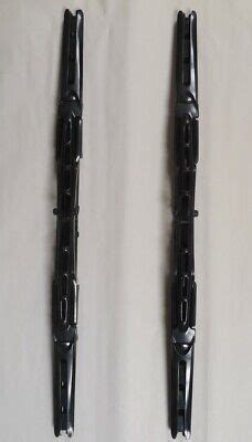 Inch Black Double Blade Windshield Wiper Pc Set All Season A Ebay