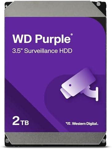 Hdd Desktop Western Digital Purple Surveillance Tb Sata Rpm Mb