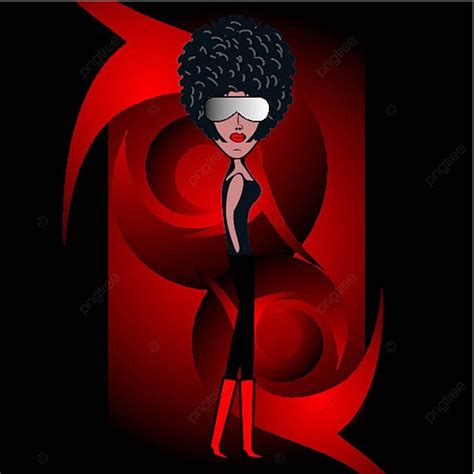 Afro Disco Girls Vector Art Culture Black Young Vector Culture Black