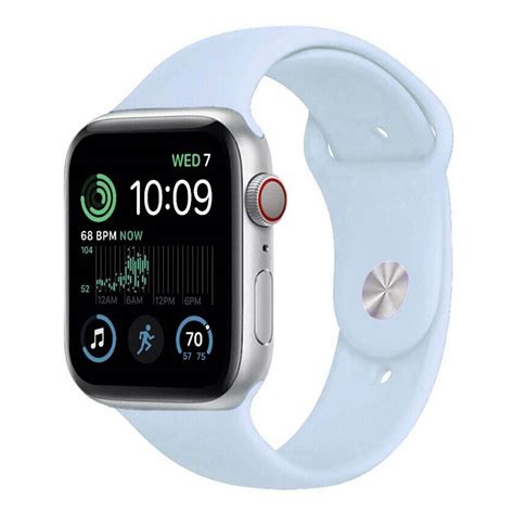 Sport Armband Apple Watch Se Mm Ljusbl Elgiganten