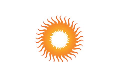 Sun Logo Vector Icon Template Design V4 Templatemonster