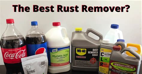 Rust removal and several removers tested - Present Capable Renovations Blog