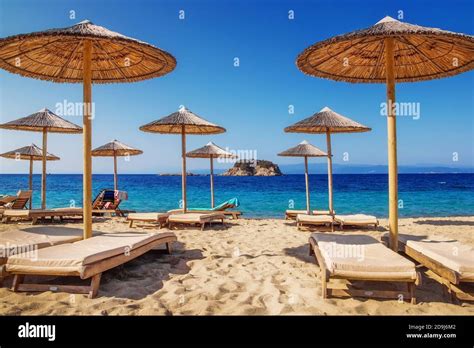 Troulos beach, Skiathos, Greece Stock Photo - Alamy