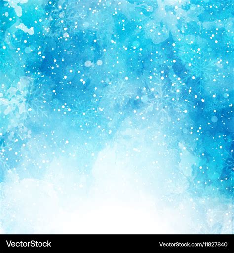 Christmas watercolor background Royalty Free Vector Image