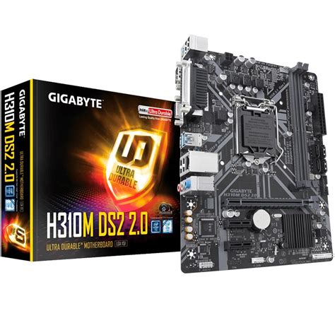 Placa Mãe Gigabyte H310M DS2 2 0 Intel LGA 1151 KaBuM