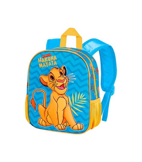 Mochila 3D Hakuna El Rey Leon Disney 31cm