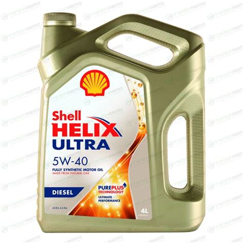 Масло моторное Shell Helix Ultra Diesel 5w40 синтетическое, CF, ACEA A3 ...