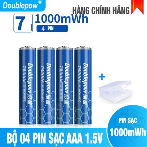 Pin Sạc AA 1 5V Doublepow 2750mWh Lithium cho máy đo huyết áp micro