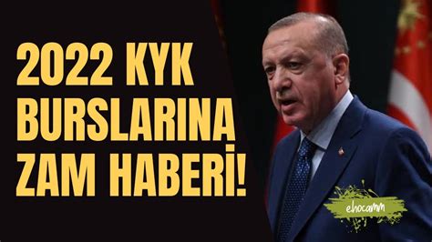 CUMHURBAŞKANI AÇIKLADI 2022 KYK BURS KREDİ ÜCRETLERİ BELLİ KYK BURS