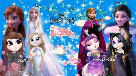 My Talking Angela 2 New Summer Updates Gameplay Angela Vs Frozen Anna