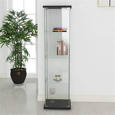 Buy Tier Glass Display Cabinet With Lock Mm Tempered Glass Curio