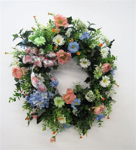 Silk Floral Spring Wreaths English Garden Collection Page 2 April