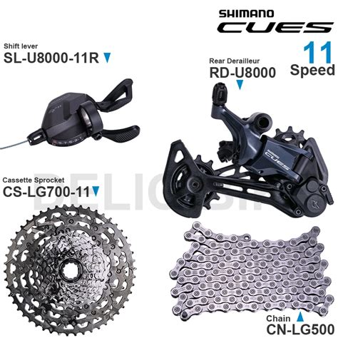 Shimano Cues 11 Speed Groupset Sl U8000 11r Rd U8000 Cs Lg600 11 Cs