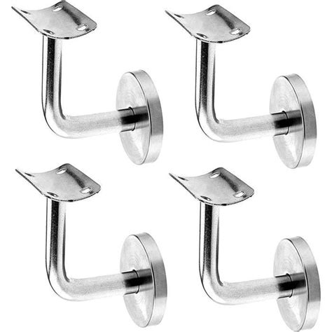 Lot De Supports De Main Courante Support De Rampe D Escalier Argent