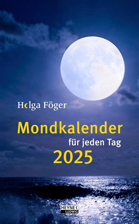 Amazon Mondkalender Fuer Jeden Tag 2025 Tages Abreisskalender