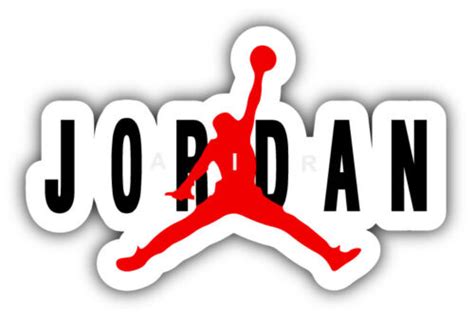 Michael Jordan Nba Basketball Logo Car Bumper Sticker