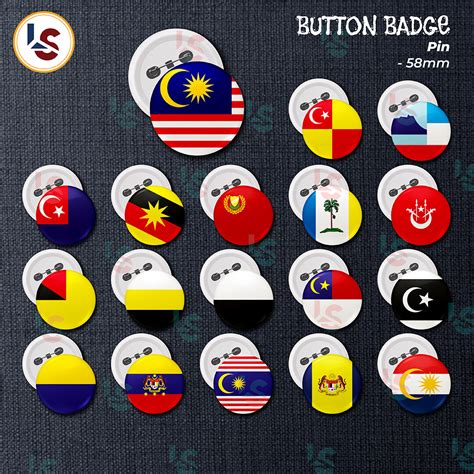 Button Badge Merdeka Mewarna