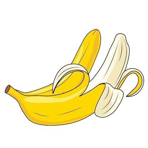 Illustration Vectorielle De Banane Vecteur Premium