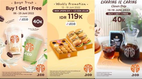 Promo J CO Bogo Treat 17 19 Juni 2022 Nikmati Green Tea Frappe Dan