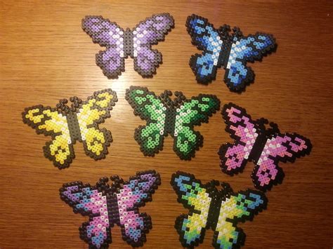 Hama Beads Butterflies Hama Perler Smukke Sommerfugle Perfekt Til