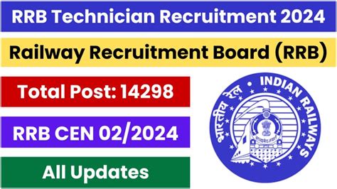 Latest Government Job Information Rrb Technician Recruitment 2024