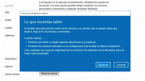 Como Volver A Una Version Anterior De Windows 10 Facil Y Rapido 2021