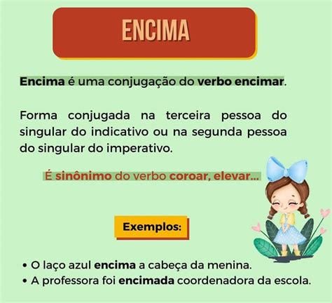 LINHAS ECLÉTICAS Dicas de Língua Portuguesa Em cima X Encima